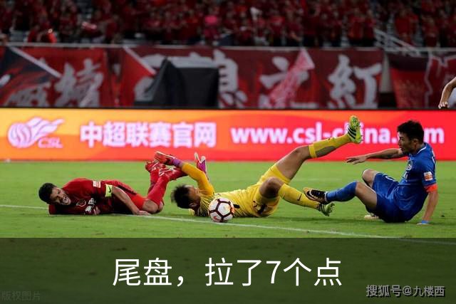尾盘，拉了7个点